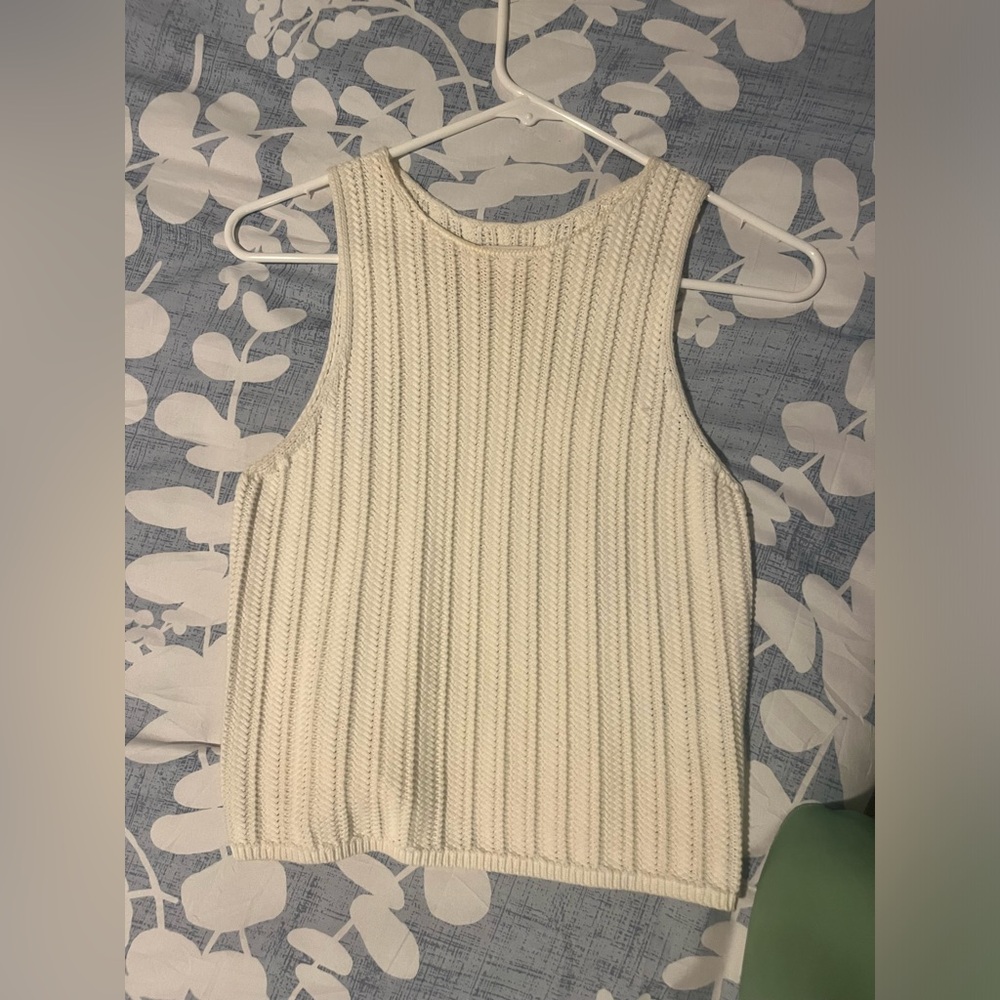 Vince woven tank top